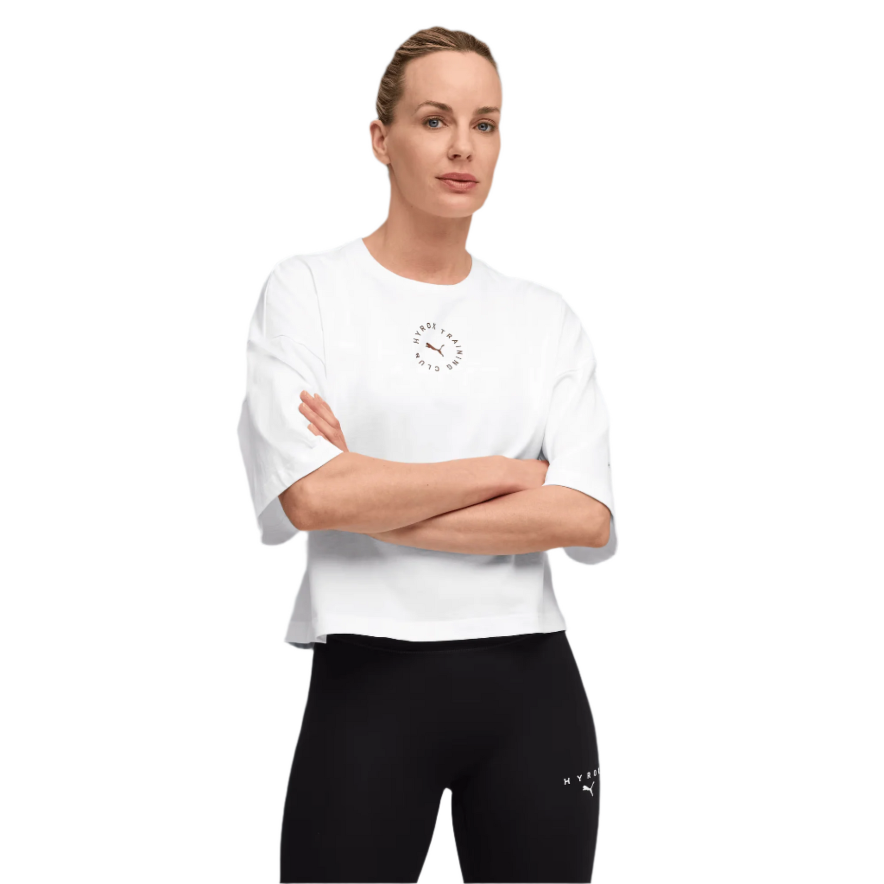 PUMA X HYROX CROPPED LIFESTYLE TEE WOMEN'S