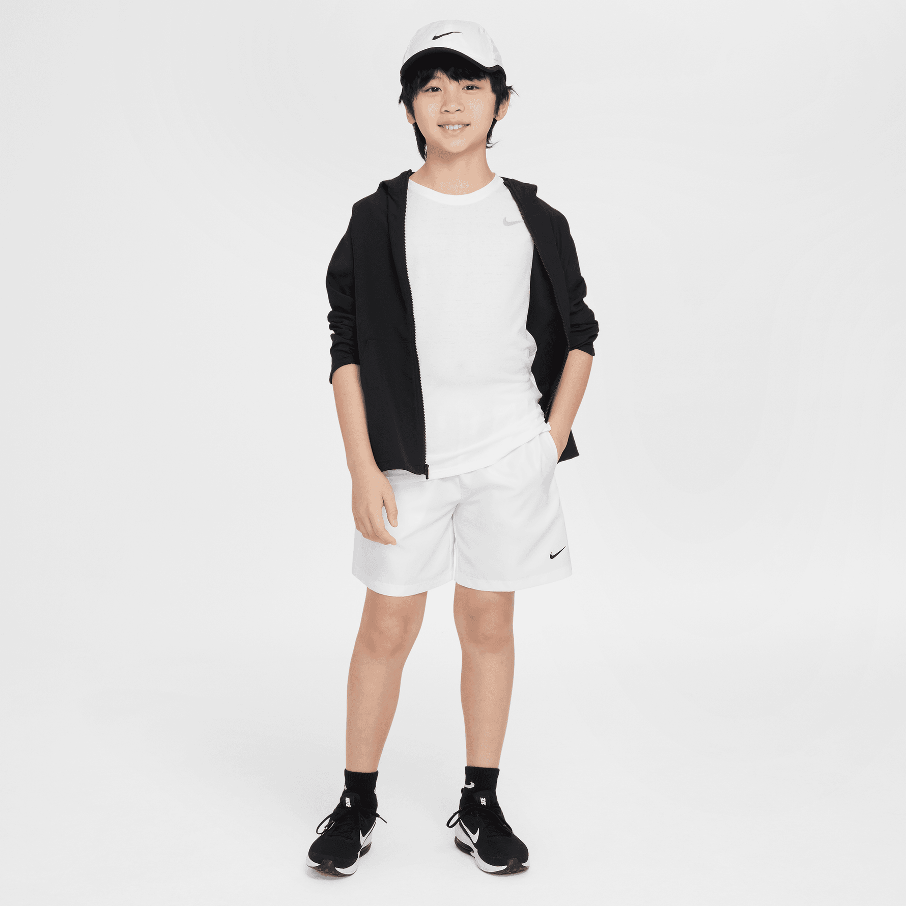 NIKE DRI-FIT MILER BIG KIDS' (BOYS') TRAINING TOP