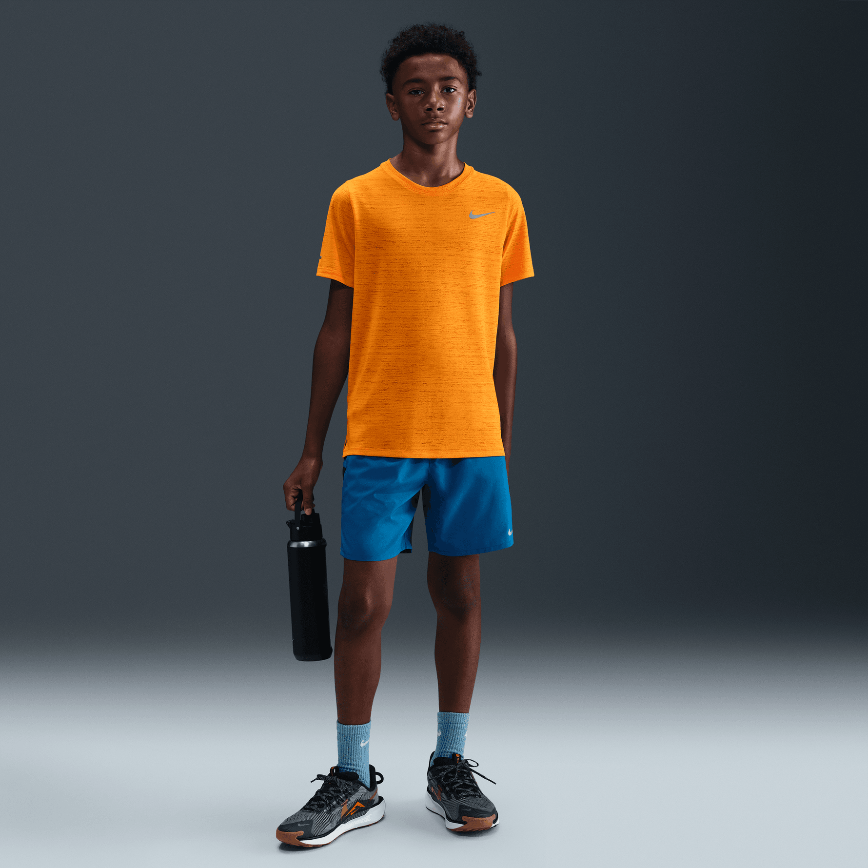 NIKE DRI-FIT MILER BIG KIDS' (BOYS') TRAINING TOP