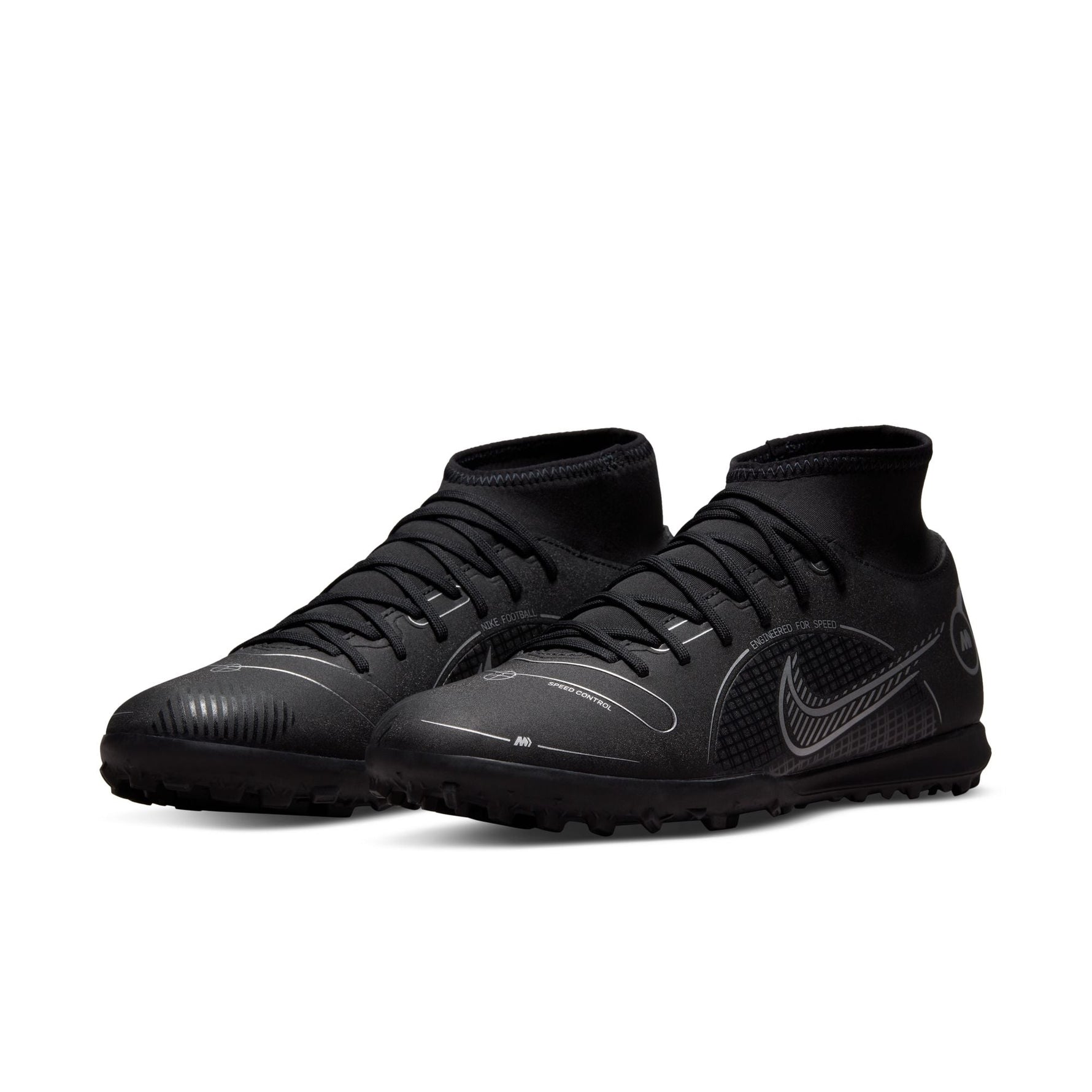 NIKE MERCURIAL SUPERFLY 8 CLUB TURF SOCCER SHOES