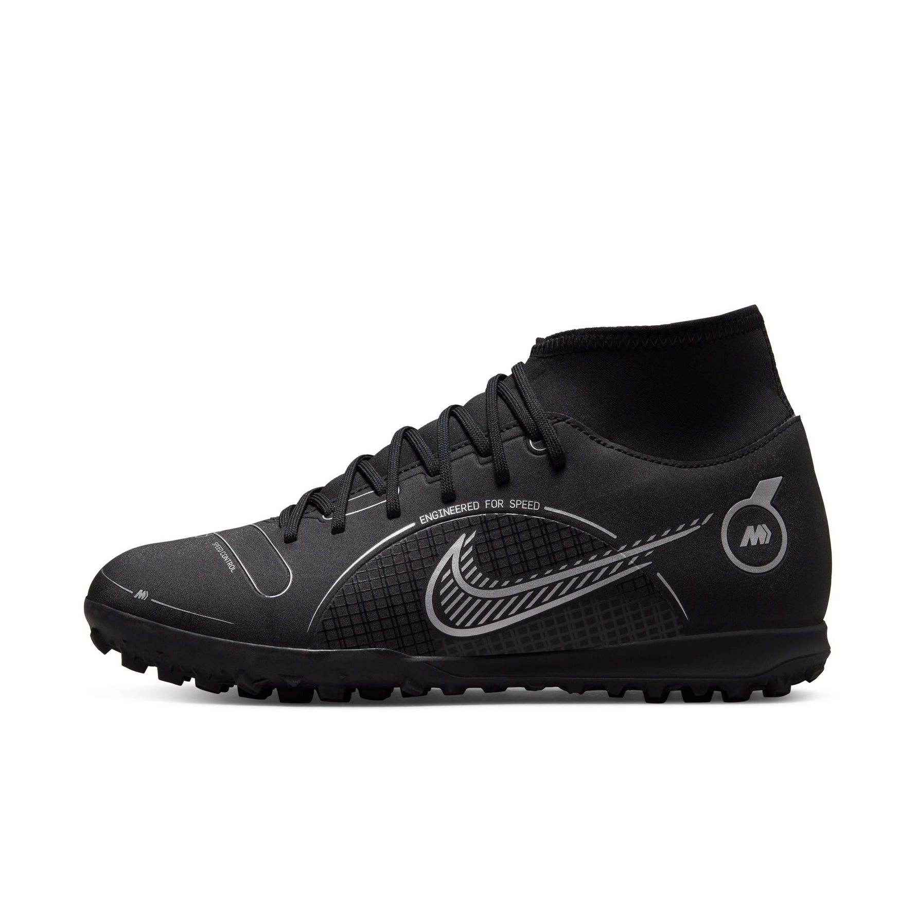 NIKE MERCURIAL SUPERFLY 8 CLUB TURF SOCCER SHOES
