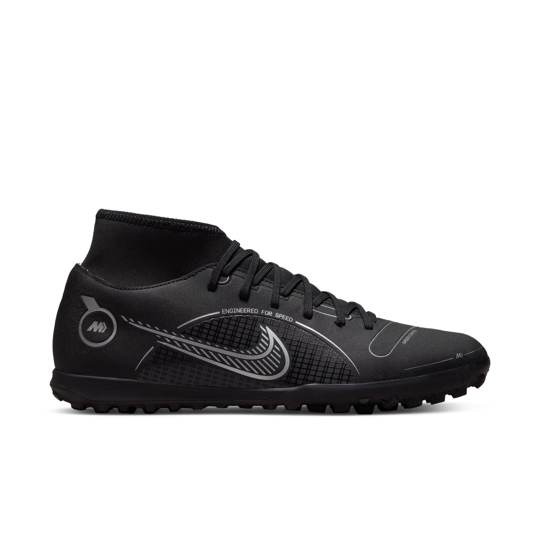 NIKE MERCURIAL SUPERFLY 8 CLUB TURF SOCCER SHOES