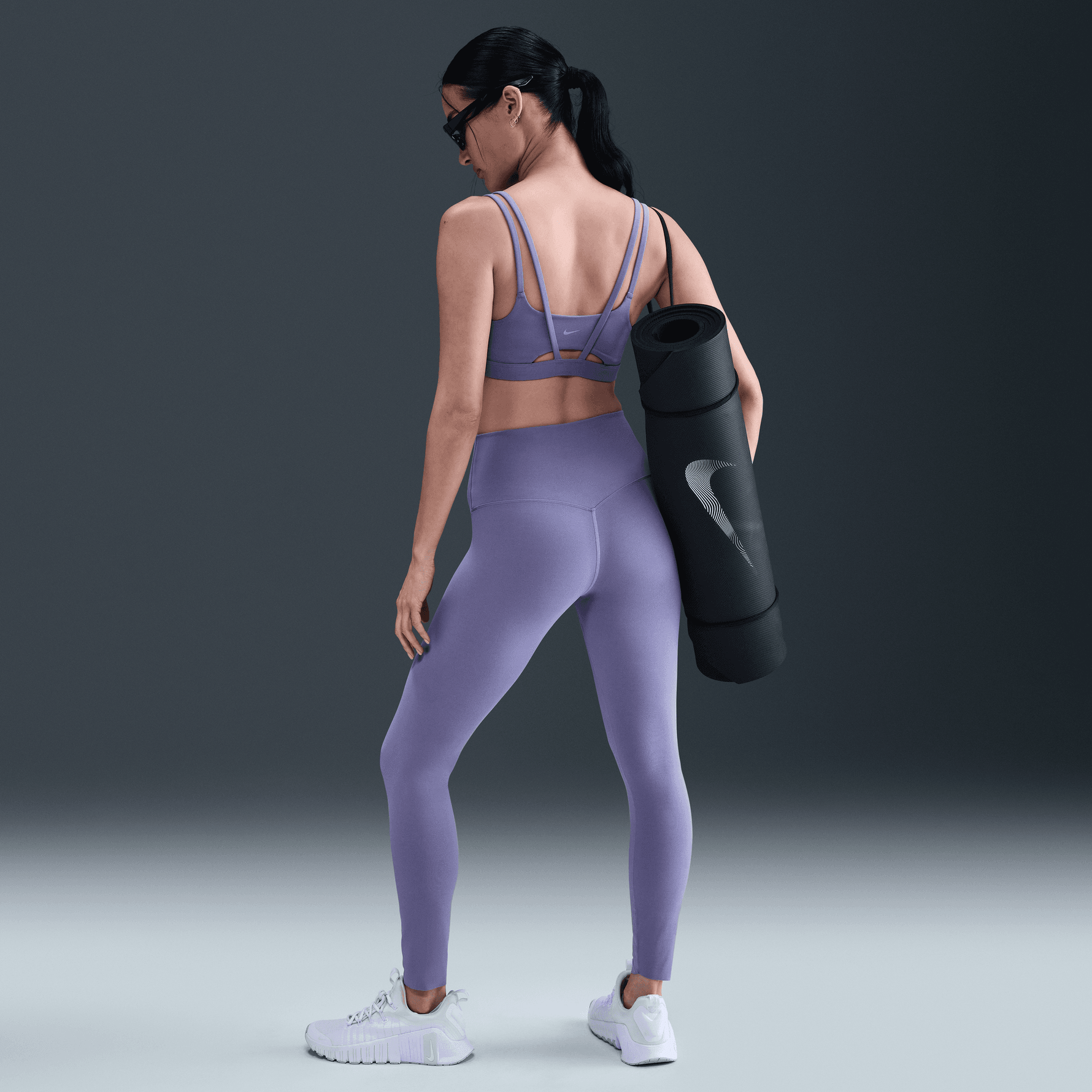 NIKE ZENVY WOMEN'S GENTLE-SUPPORT HIGH-WAISTED FULL-LENGTH LEGGINGS