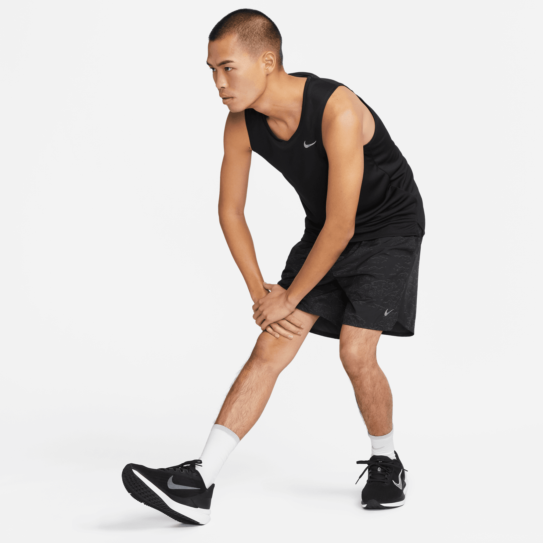 NIKE DRI-FIT MILER MEN'S RUNNING  TANK