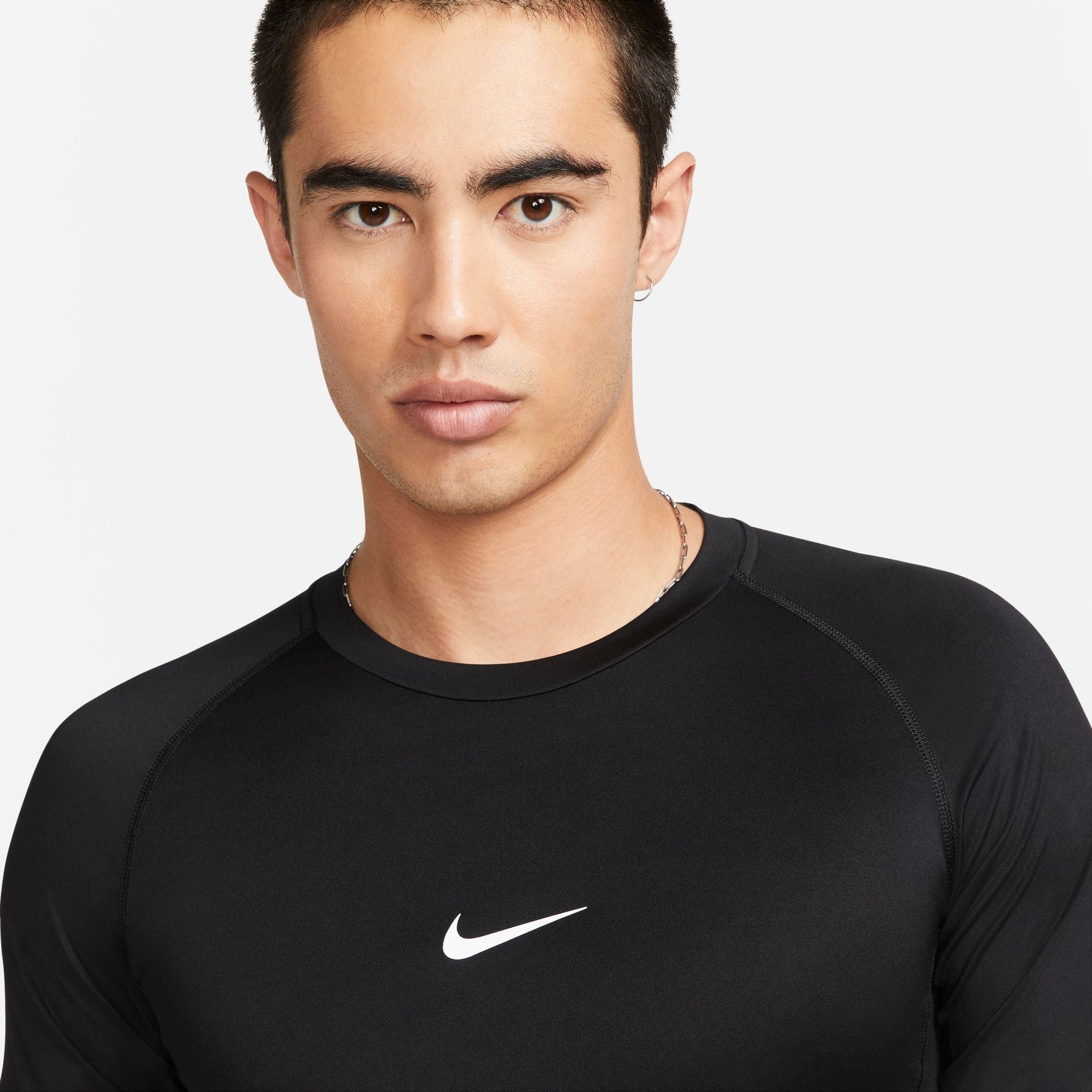 NIKE PRO DRI-FIT MEN'S TIGHT SHORT-SLEEVE TOP