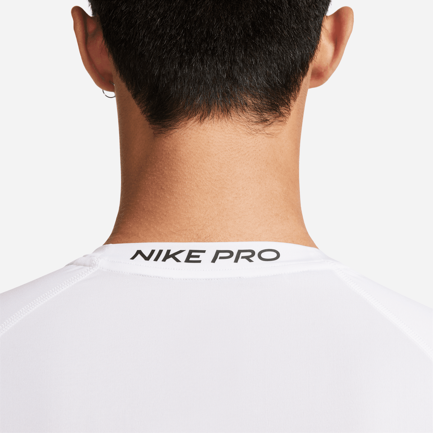 NIKE PRO MEN'S DRI-FIT TIGHT SHORT-SLEEVE FITNESS TOP
