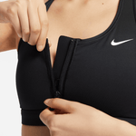 NIKE SWOOSH FRONT ZIP WOMEN'S MEDIUM-SUPPORT PADDED SPORTS BRA