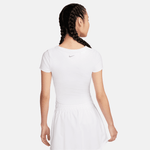 NIKE ONE FITTED WOMEN'S DRI-FIT SHORT-SLEEVE CROPPED TOP