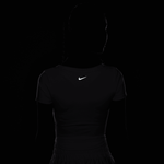 NIKE ONE FITTED WOMEN'S DRI-FIT SHORT-SLEEVE CROPPED TOP