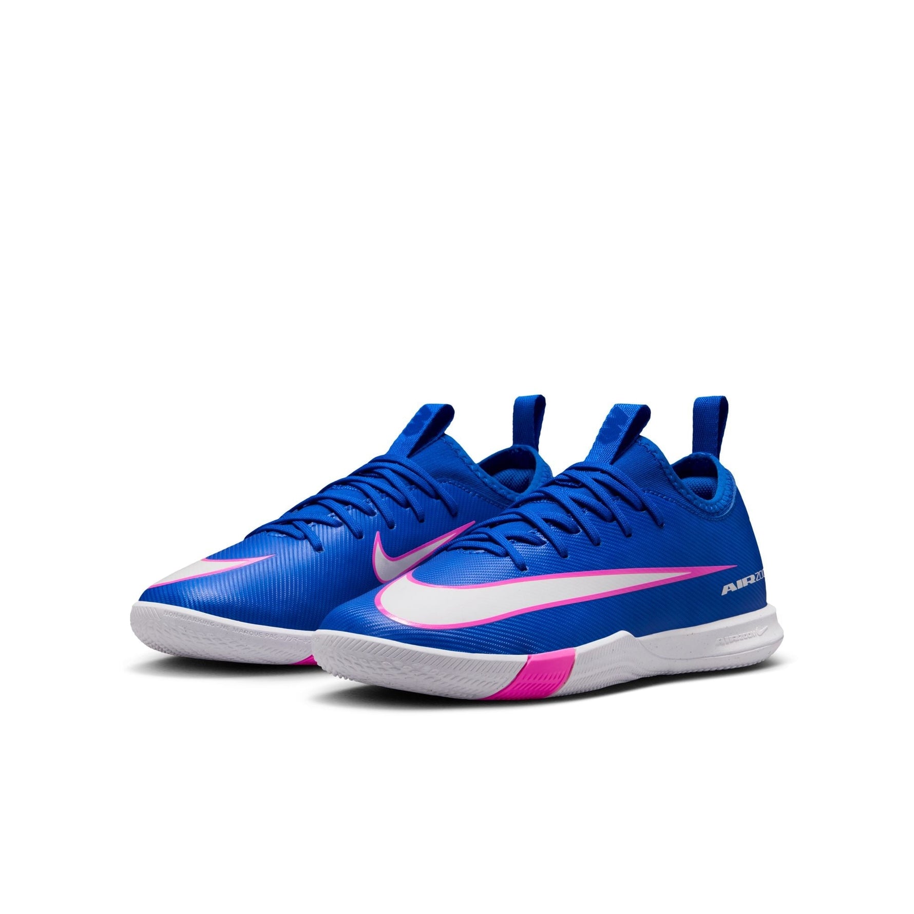 NIKE JR. MERCURIAL VAPOR 16 ACADEMY LITTLE/BIG KIDS' INDOOR/COURT LOW-TOP SOCCER SHOES
