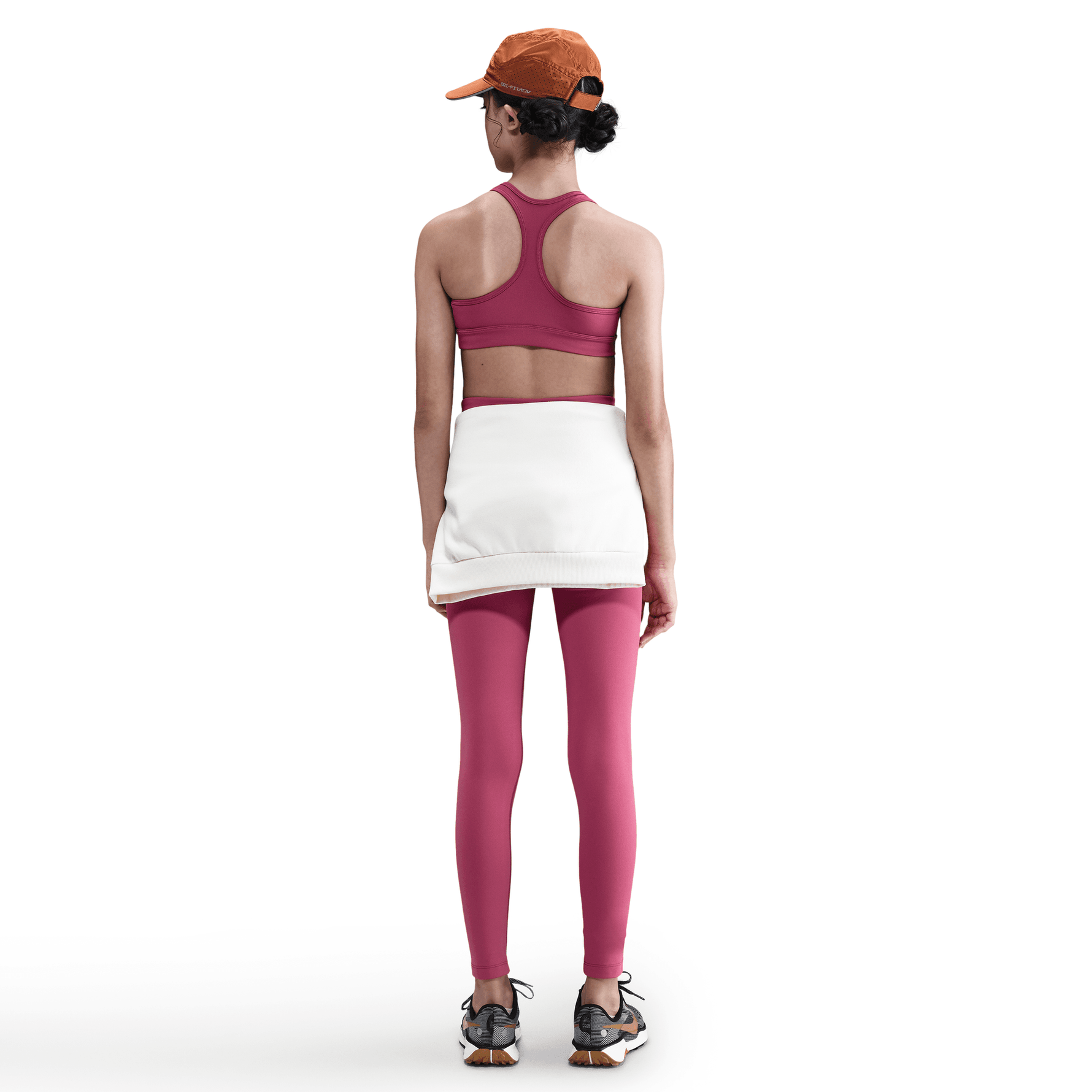 NIKE ONE BIG KIDS' (GIRLS') DRI-FIT HIGH-WAISTED LEGGINGS