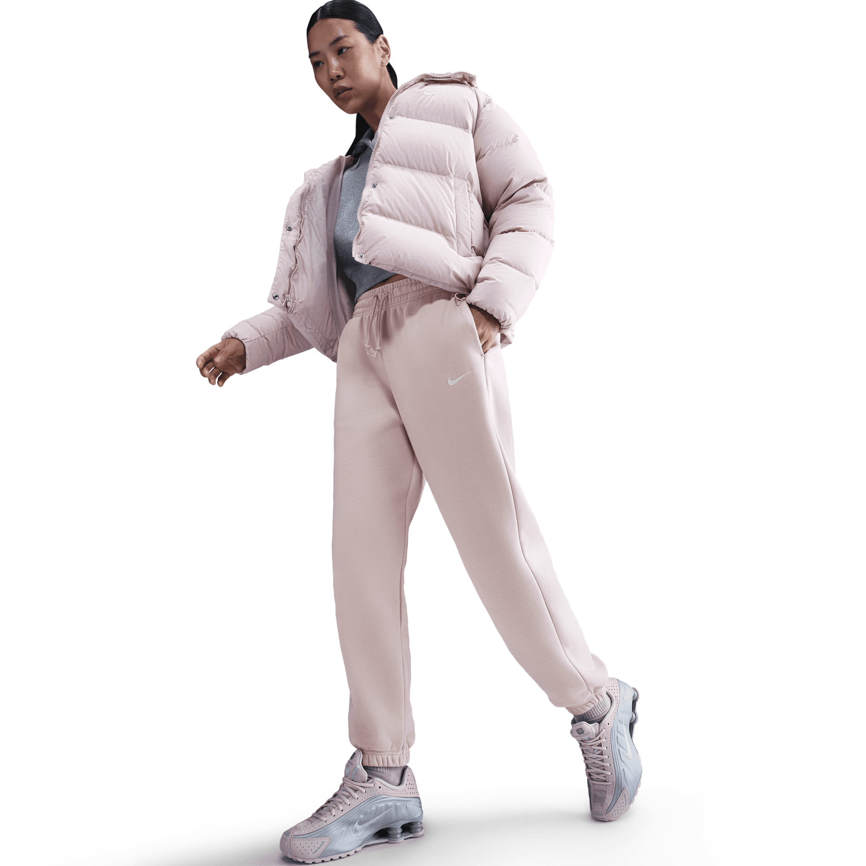 NIKE SPORTSWEAR PHOENIX FLEECE WOMEN'S HIGH-WAISTED OVERSIZED SWEATPANTS