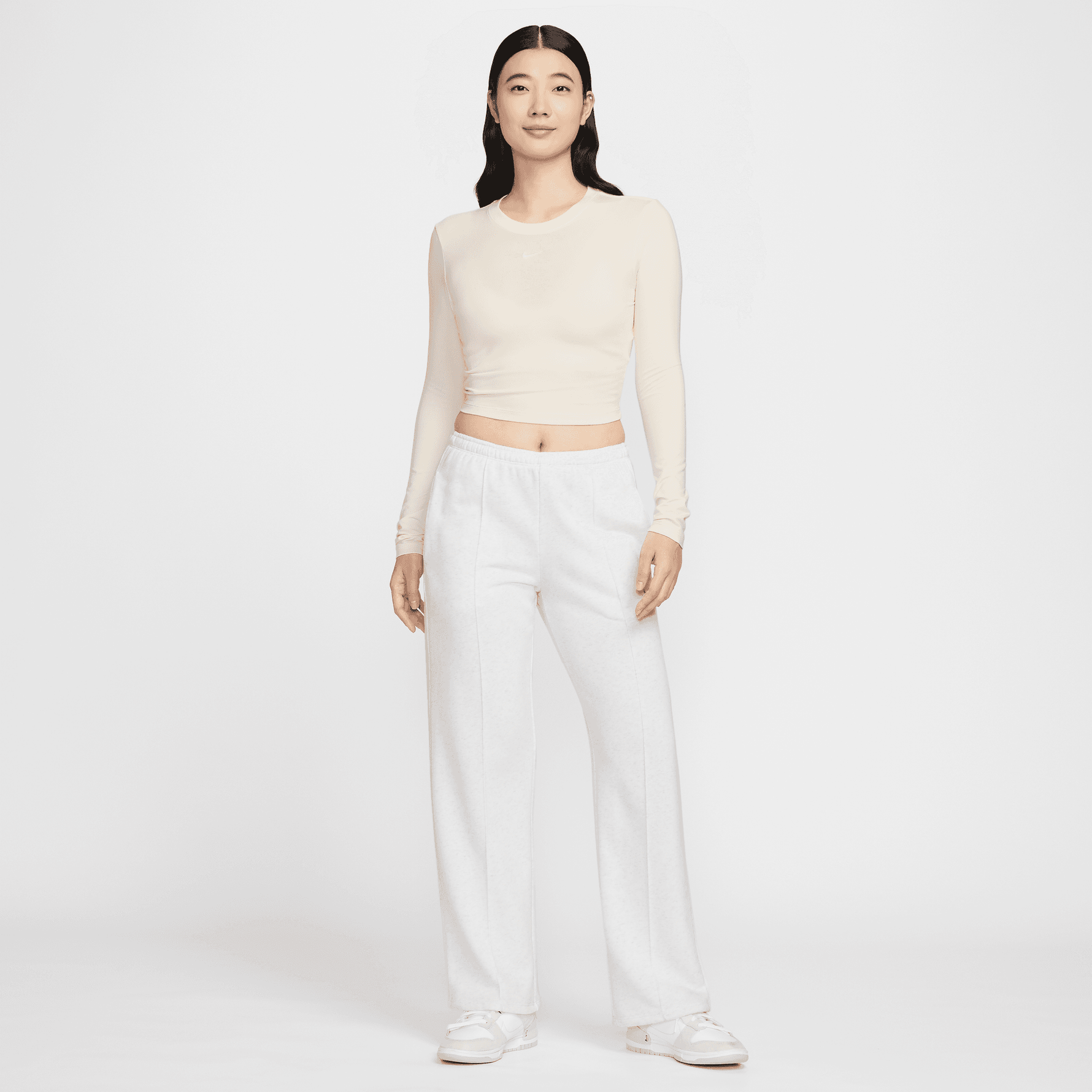 NIKE SPORTSWEAR CHILL KNIT WOMEN'S SLIM LONG-SLEEVE CROPPED TOP