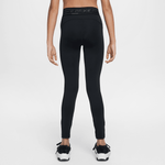 NIKE PRO GIRLS' DRI-FIT MID-RISE LEGGINGS