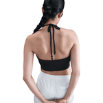 NIKE SPORTSWEAR CHILL TERRY WOMEN'S SLIM CROPPED FRENCH TERRY HALTER TOP