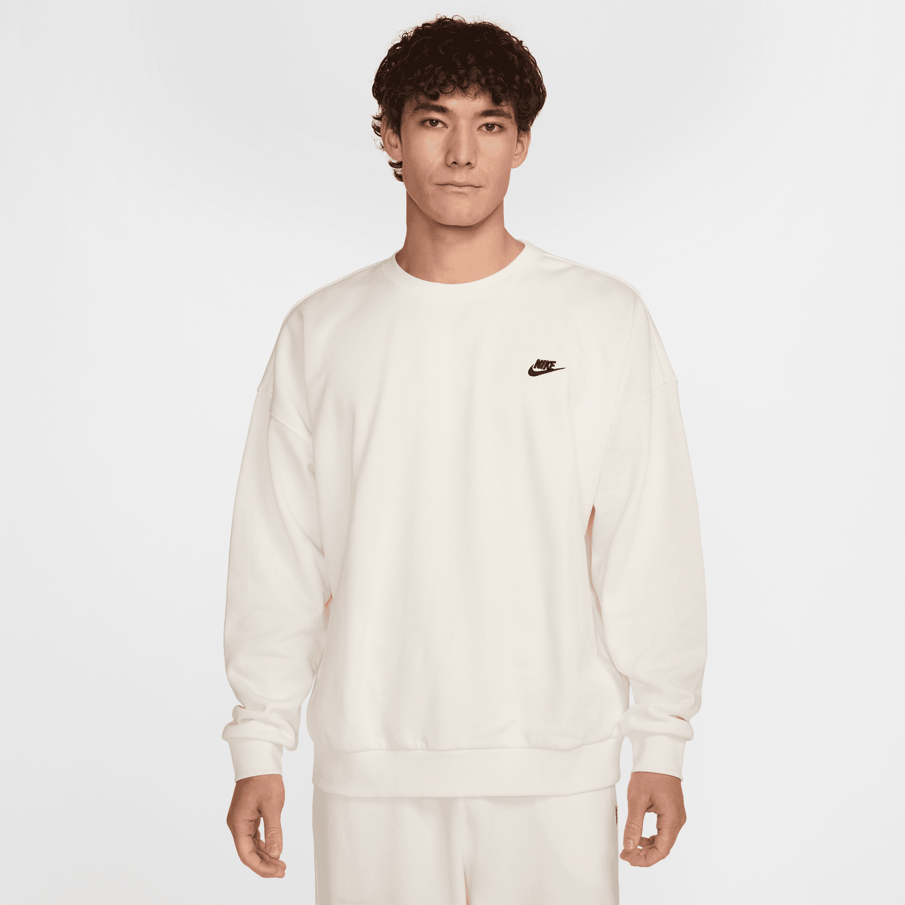NIKE CLUB FLEECE MEN'S OVERSIZED FRENCH TERRY CREW