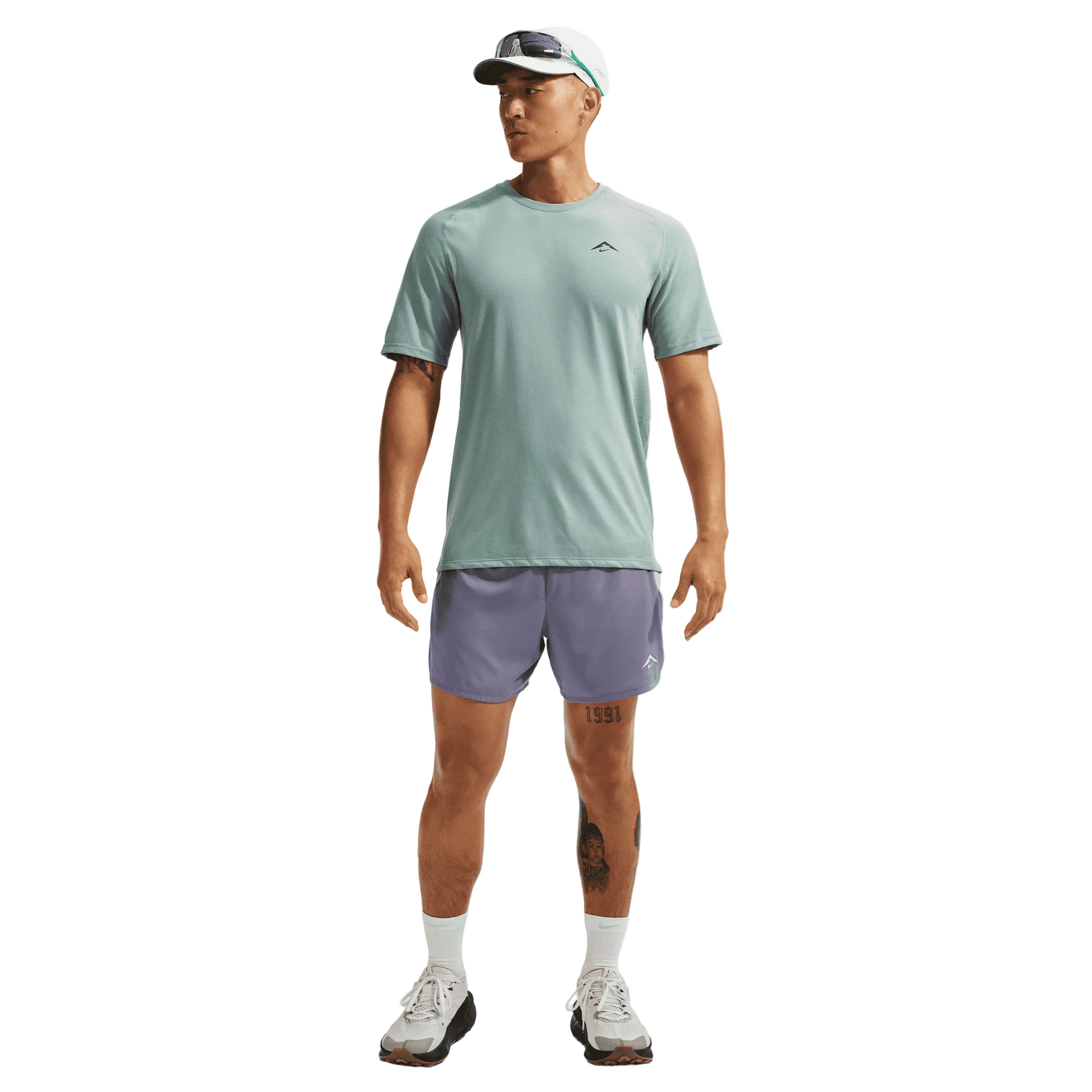 NIKE Trail Solar Chase Men's Dri-FIT ADV Short-Sleeve Running Top
