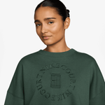 NIKECOURT HERITAGE PHOENIX FLEECE WOMEN'S OVER-OVERSIZED CREW-NECK SWEATSHIRT