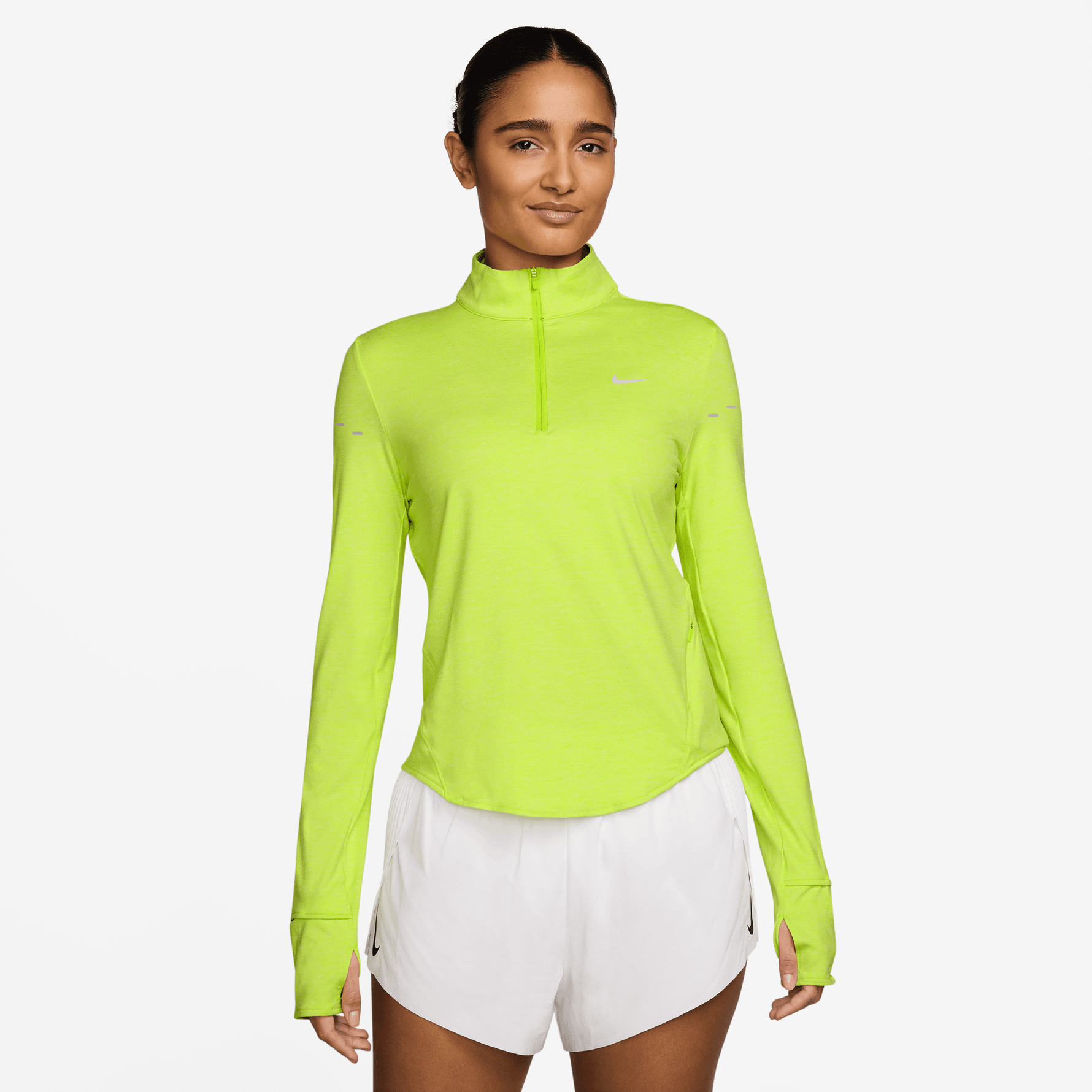 NIKE SWIFT WOMEN'S DRI-FIT UV 1/4-ZIP RUNNIN G TOP