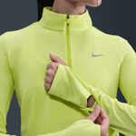 NIKE SWIFT WOMEN'S DRI-FIT UV 1/4-ZIP RUNNIN G TOP