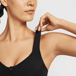NIKE INDY HIGH SUPPORT WOMEN'S PADDED FRONT-ZIP SPORTS BRA