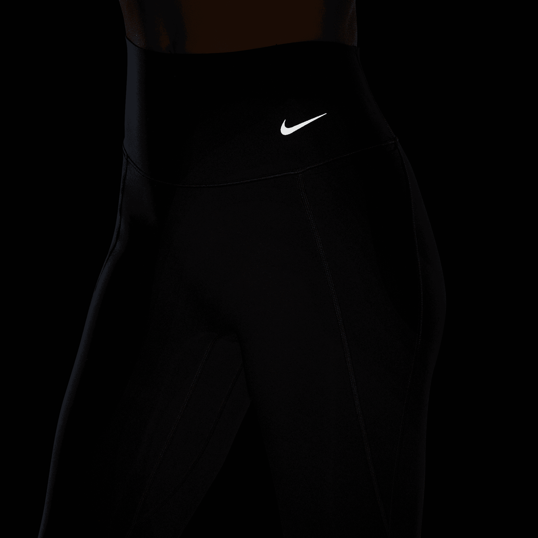 NIKE UNIVERSA WOMEN'S MEDIUM-SUPPORT HIGH-WAISTED FULL-LENGTH LEGGINGS WITH POCKETS