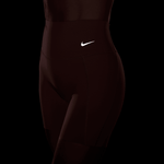 NIKE UNIVERSA WOMEN'S HIGH-WAISTED 5" BIKER SHORTS WITH NO FRONT SEAM