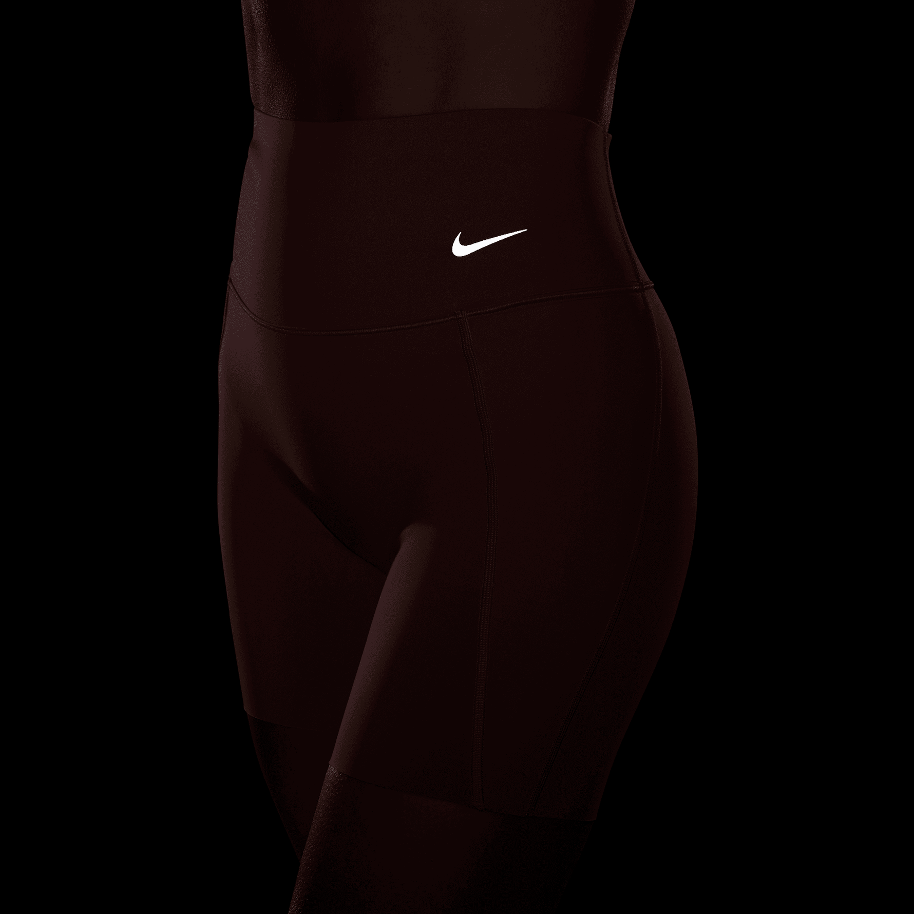NIKE UNIVERSA WOMEN'S HIGH-WAISTED 5" BIKER SHORTS WITH NO FRONT SEAM