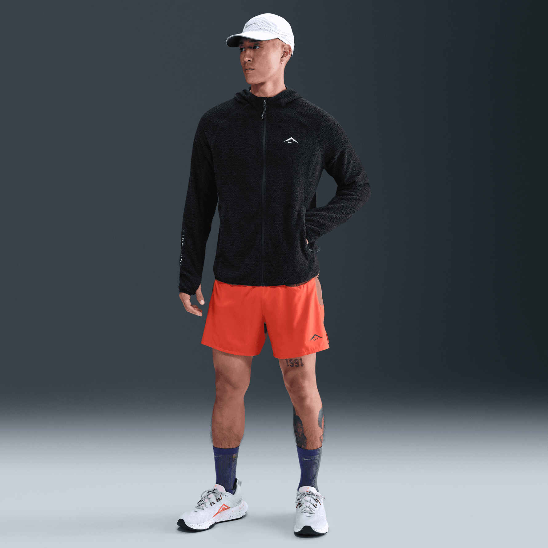 NIKE TRAIL MEN'S DRI-FIT FLEECE RUNNING JACKET