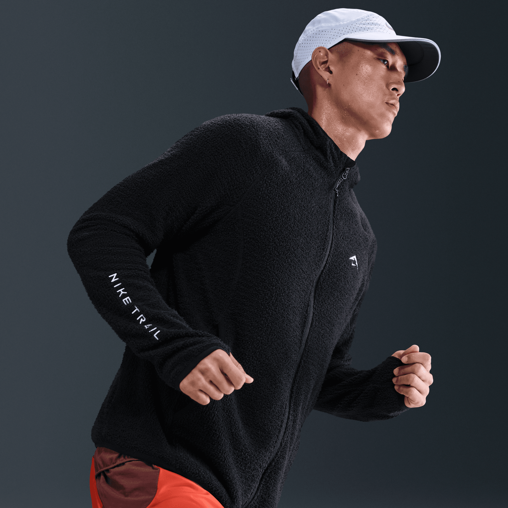 NIKE TRAIL MEN'S DRI-FIT FLEECE RUNNING JACKET