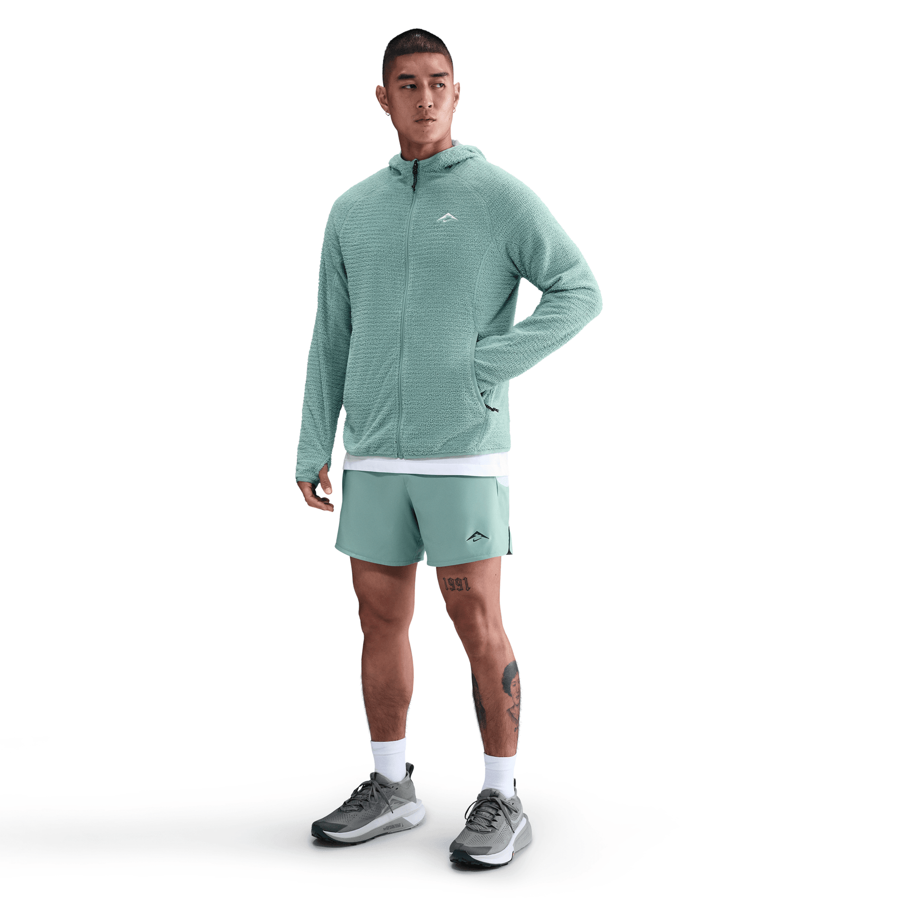NIKE TRAIL MEN'S DRI-FIT FLEECE RUNNING JACKET