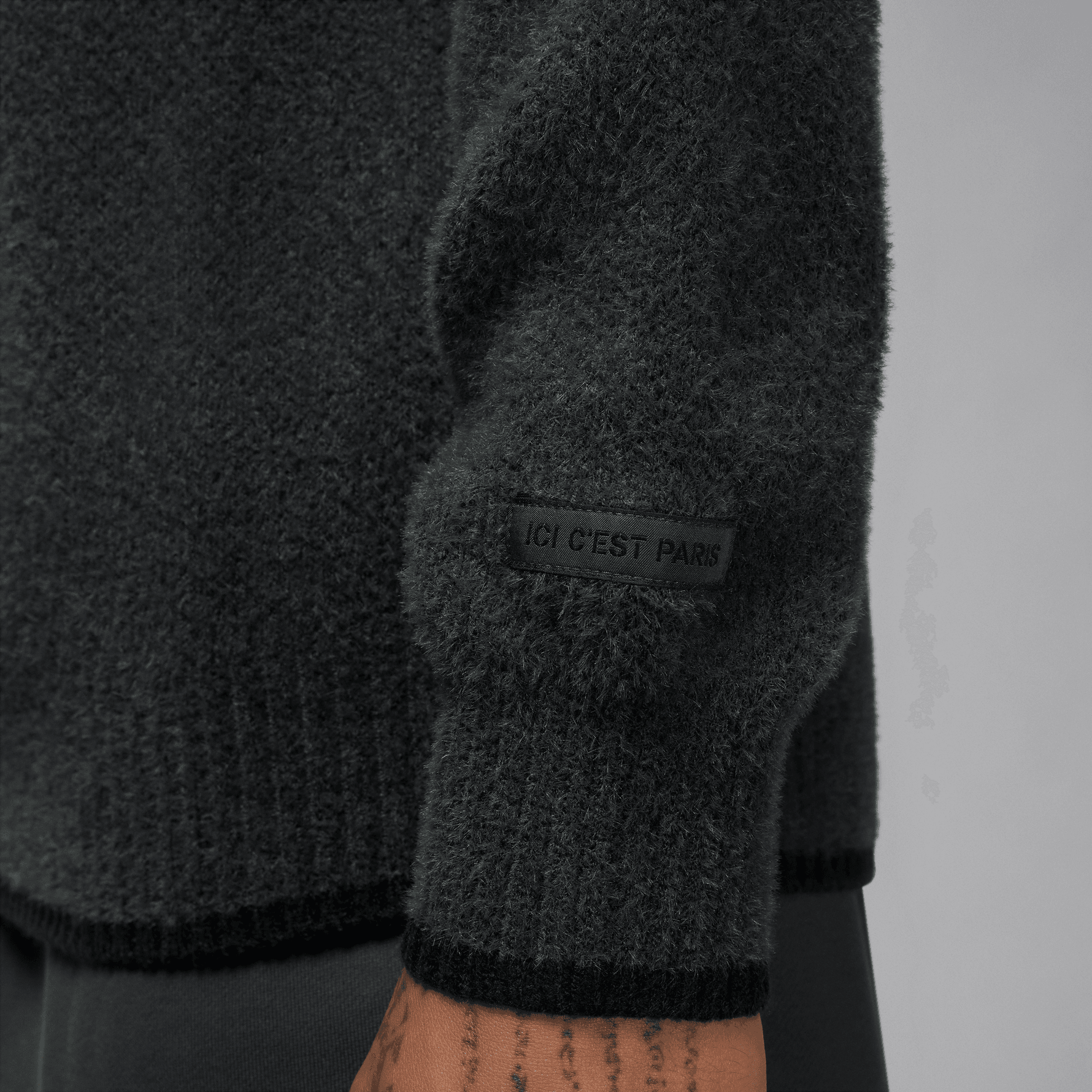 JORDAN MEN'S PSG KNIT SWEATER