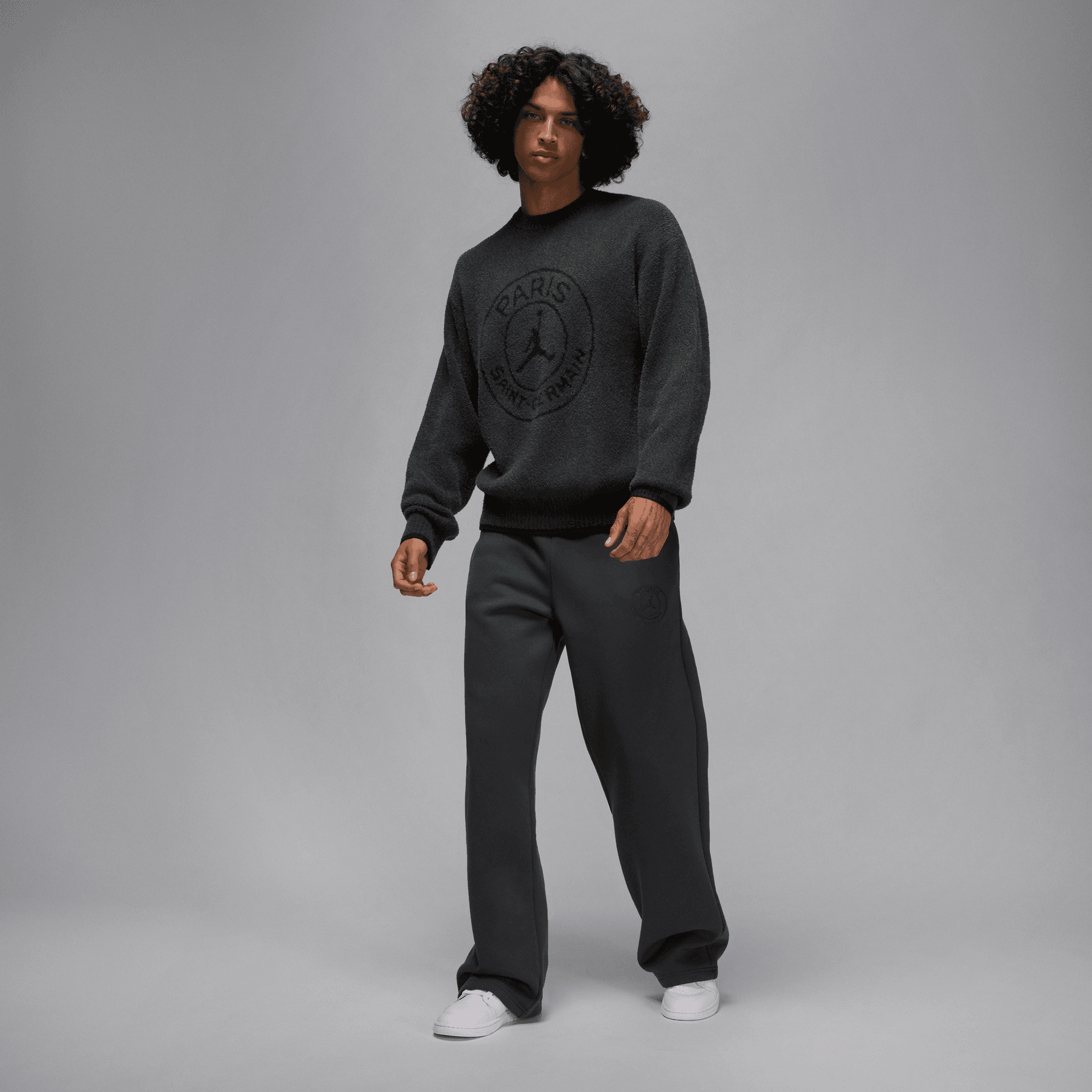JORDAN MEN'S PSG KNIT SWEATER