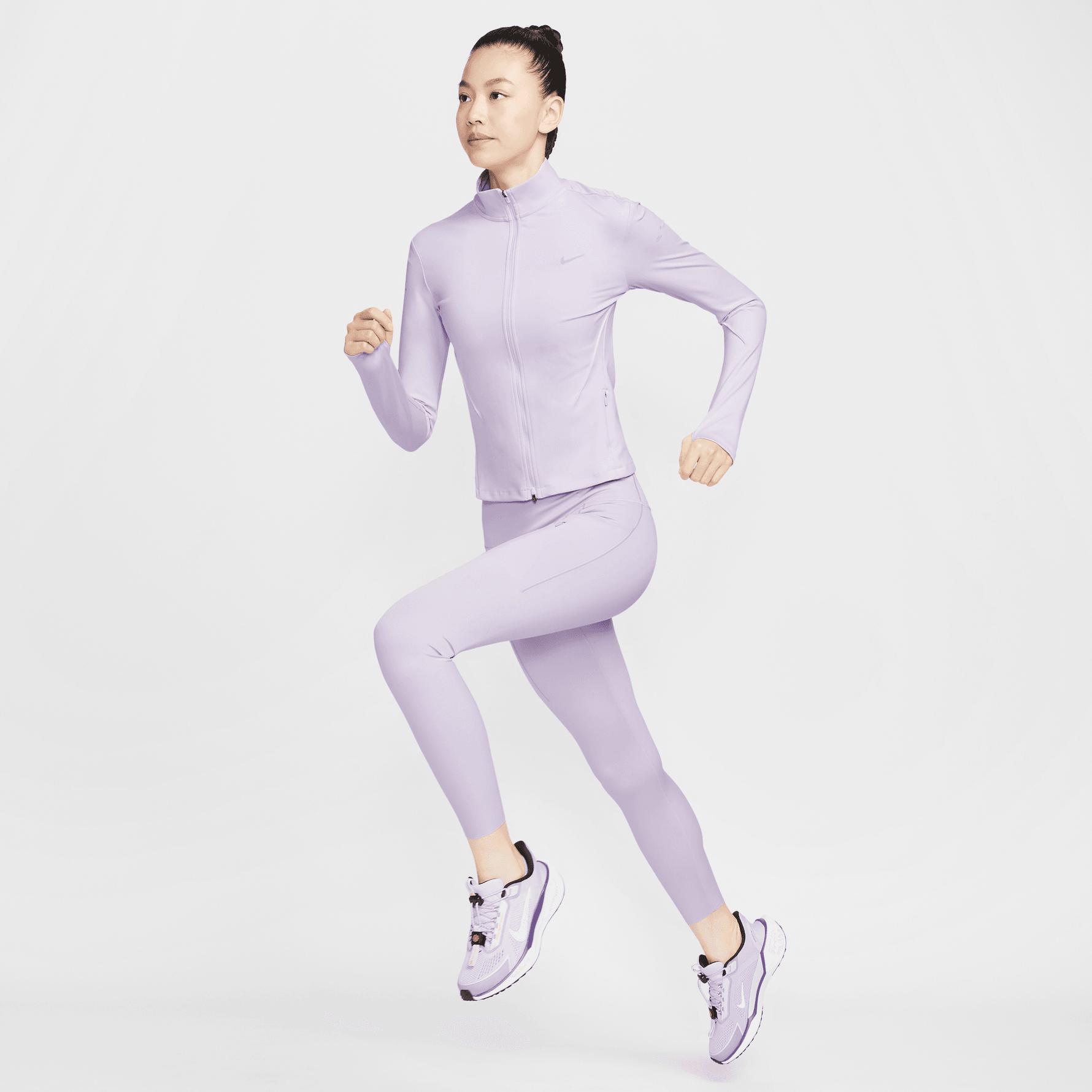 NIKE SWIFT WOMEN'S DRI-FIT FULL-ZIP MID-LAYER RUNNING TOP