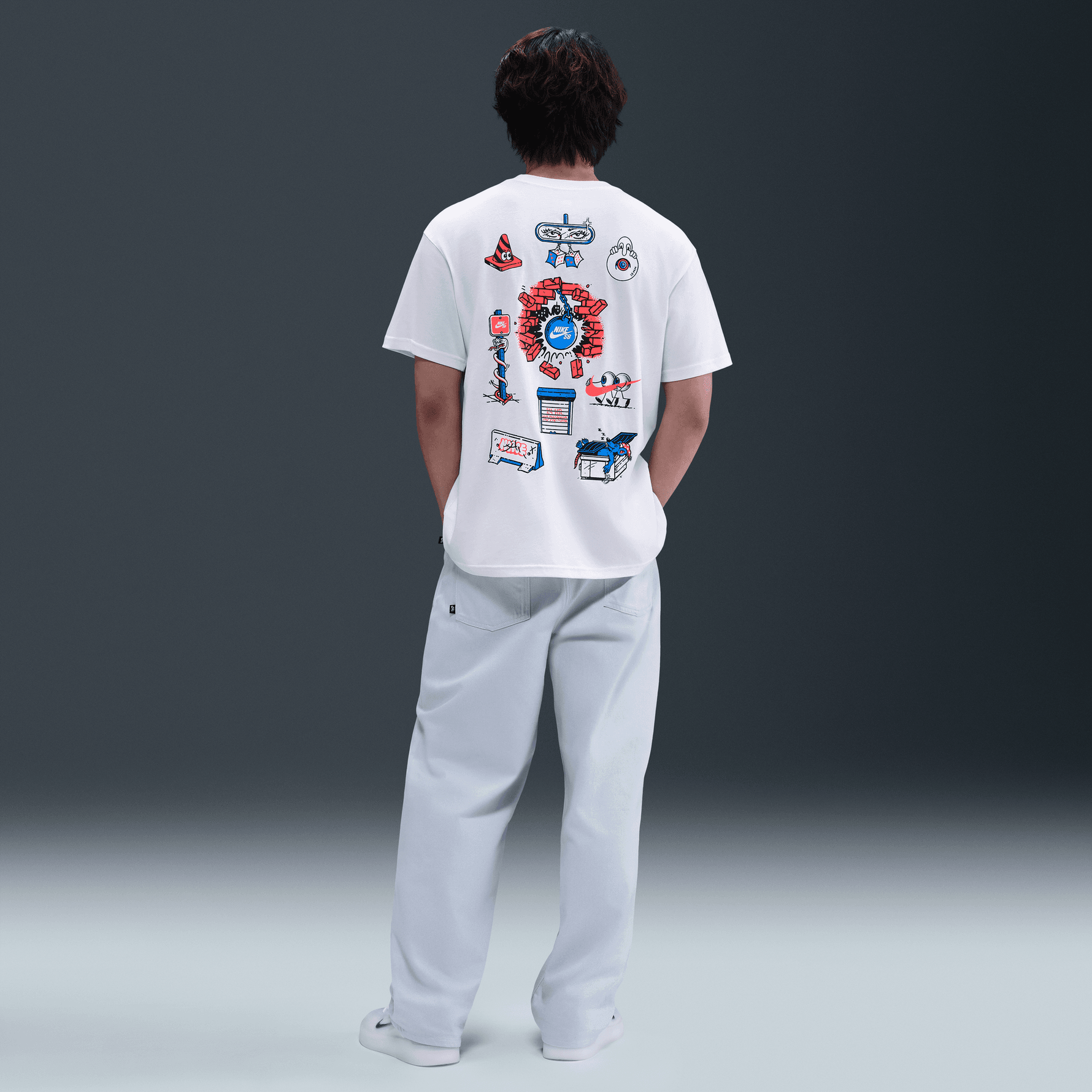 NIKE SB MEN'S LOOSE DENIM SKATE PANTS