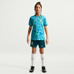 Brazil Big Kids' Nike Dri-FIT Soccer Pre-Match Short-Sleeve Top