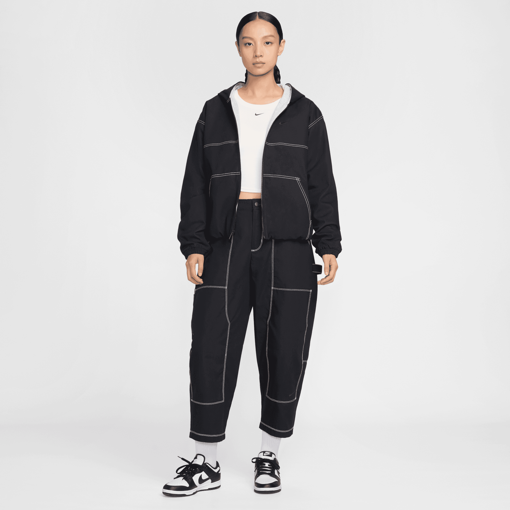 NIKE SPORTSWEAR WOMEN'S LOOSE LOW-RISE CARPENTER PANTS