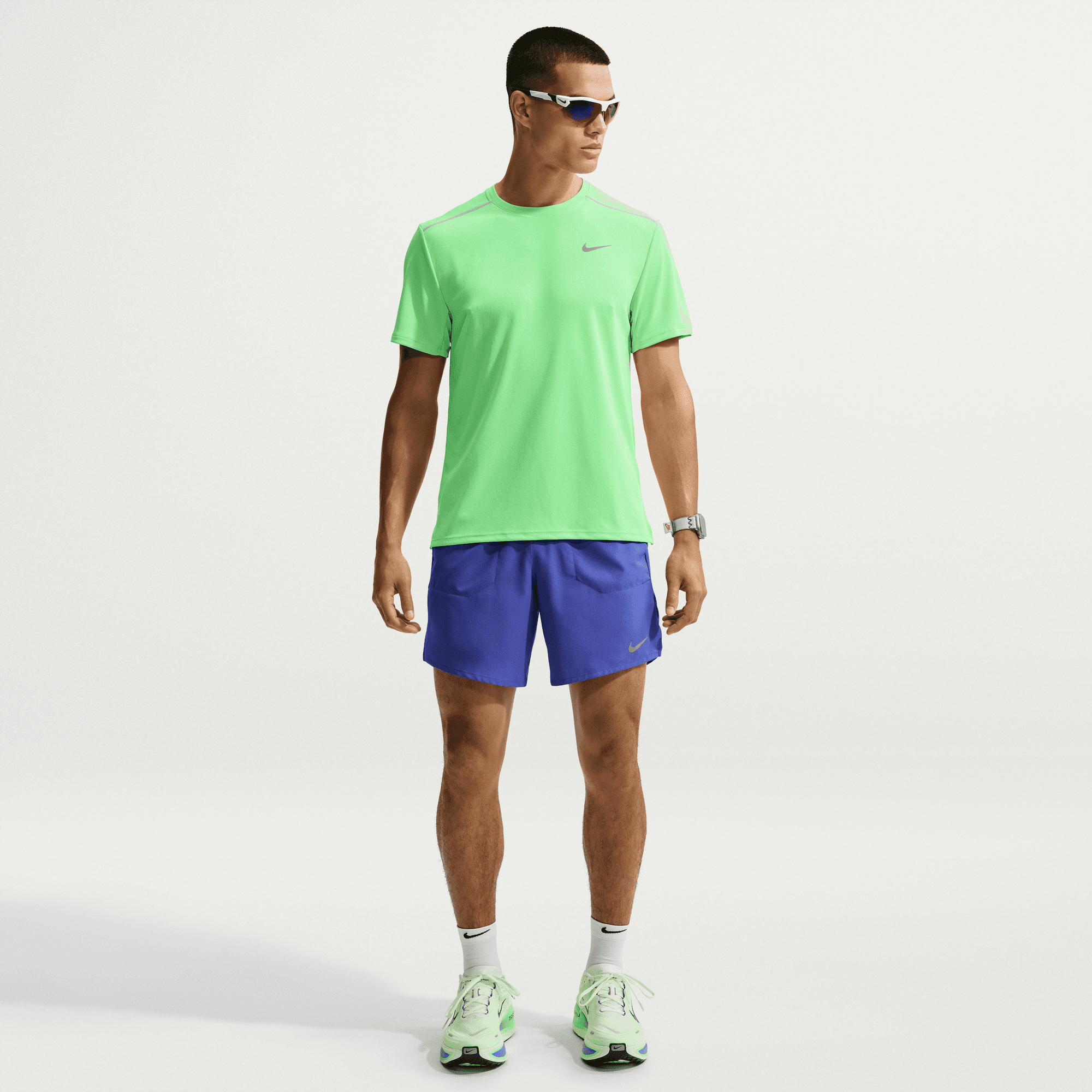 Nike Miler Men's Dri-FIT UV-Protection Short-Sleeve Running Top