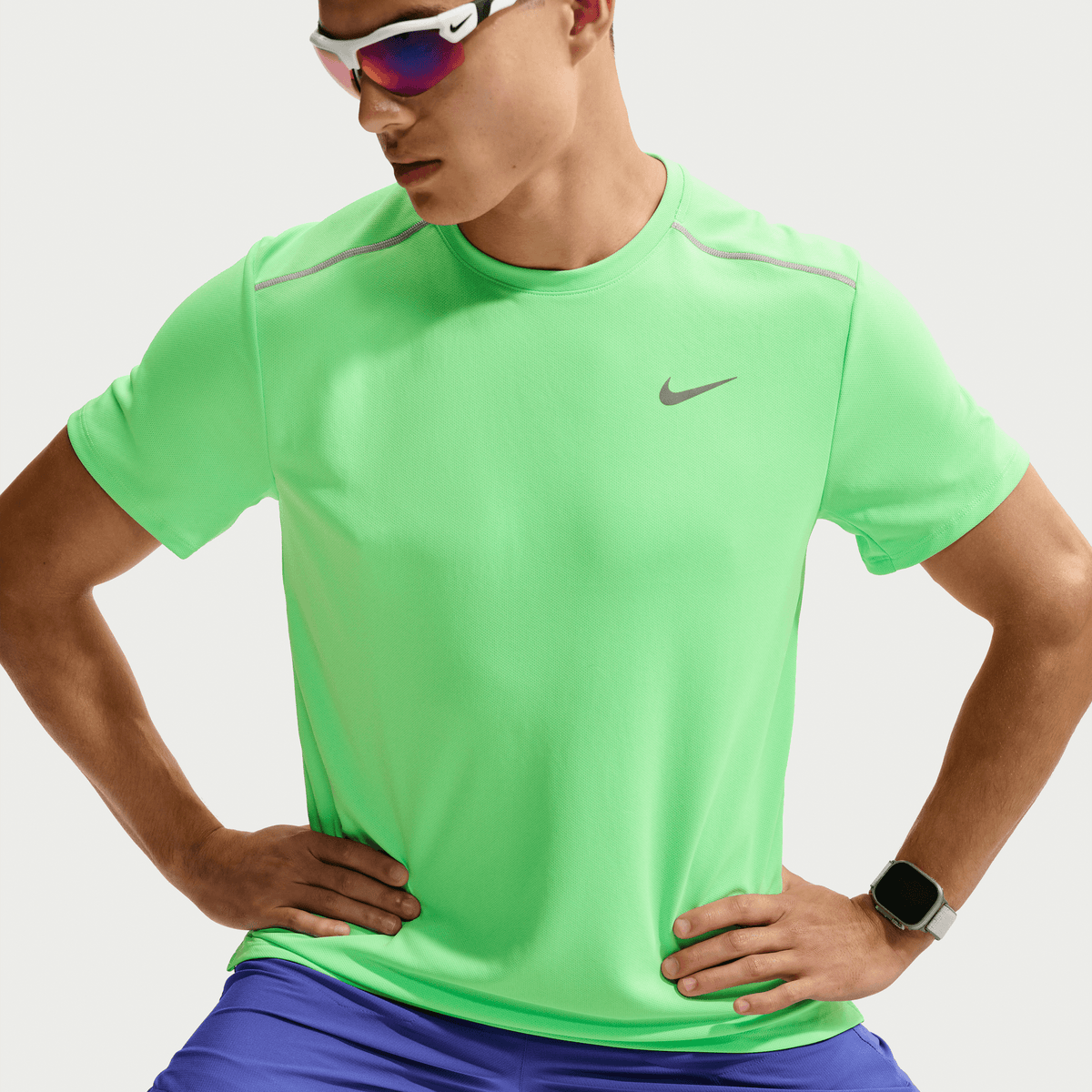 Nike Miler Men's Dri-FIT UV-Protection Short-Sleeve Running Top