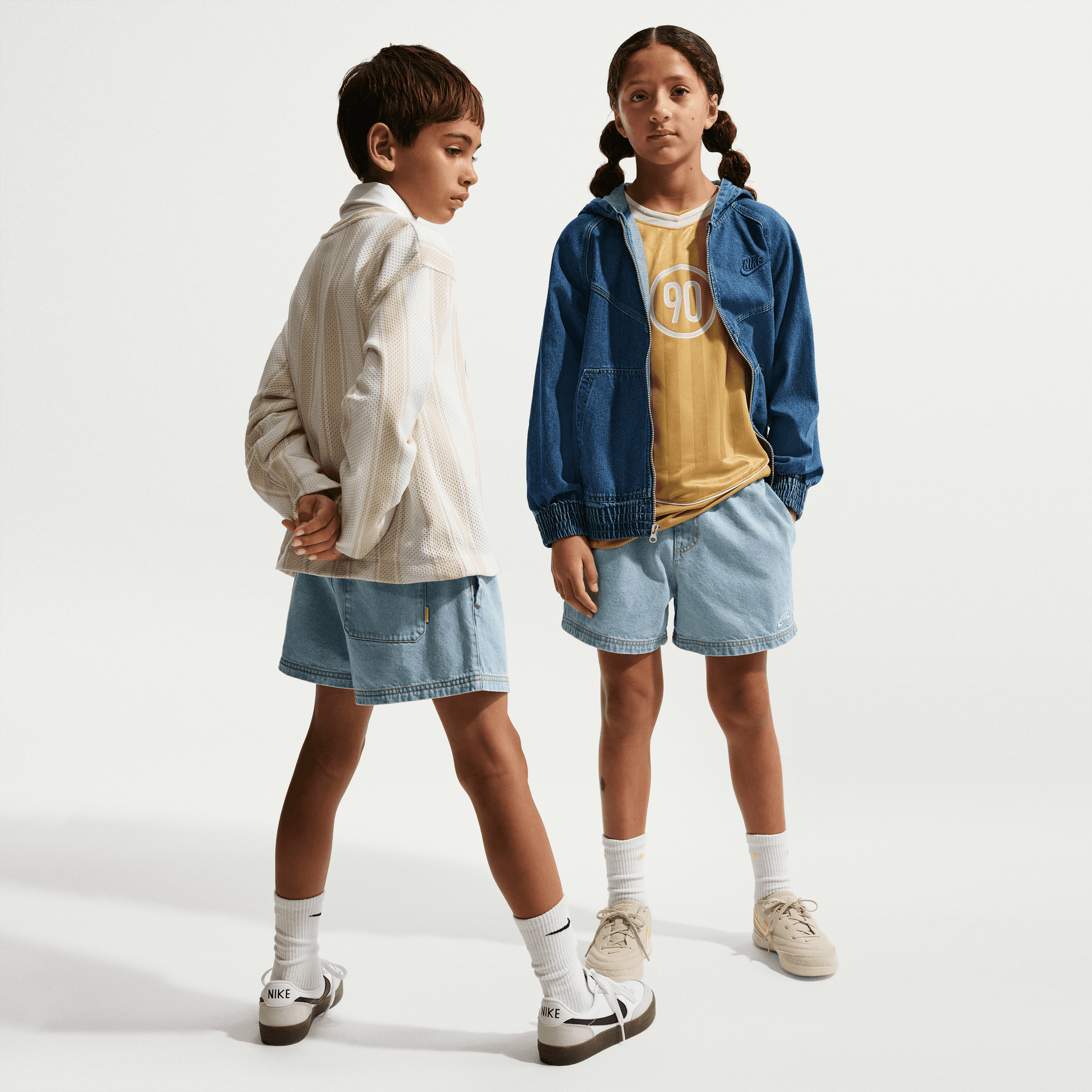 NIKE SPORTSWEAR COLLECTION BIG KIDS' DENIM SHORTS