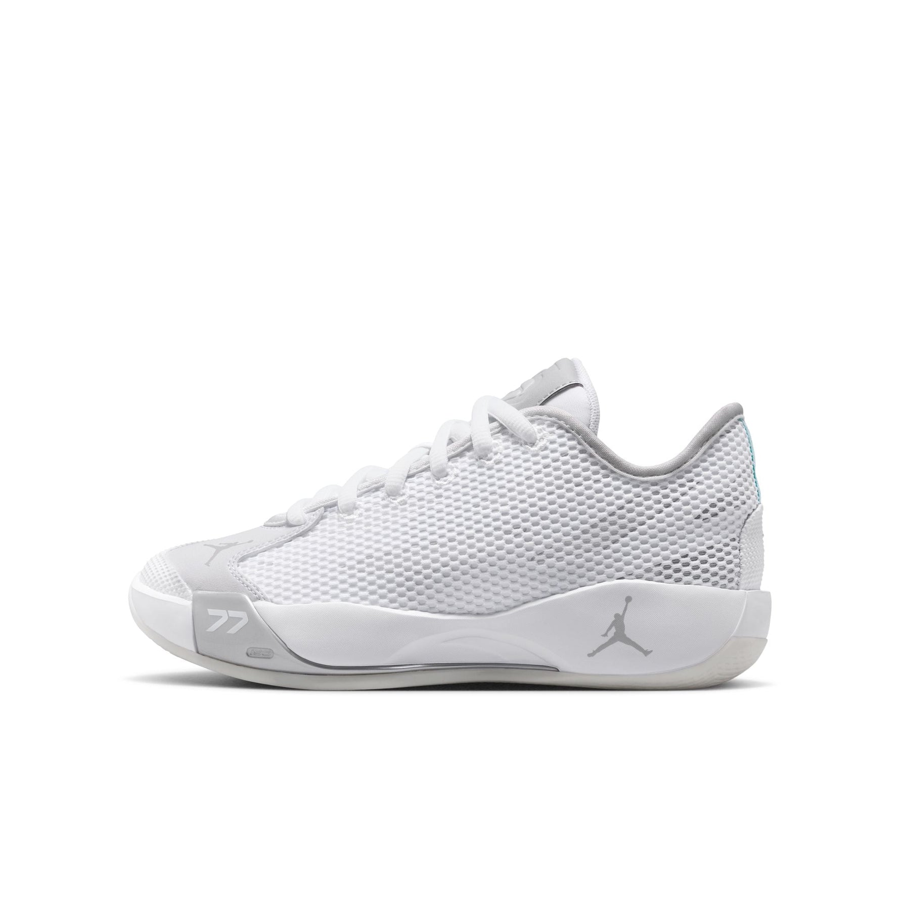 LUKA 77 "TRIPLE WHITE" BIG KIDS' BASKETBALL SHOES