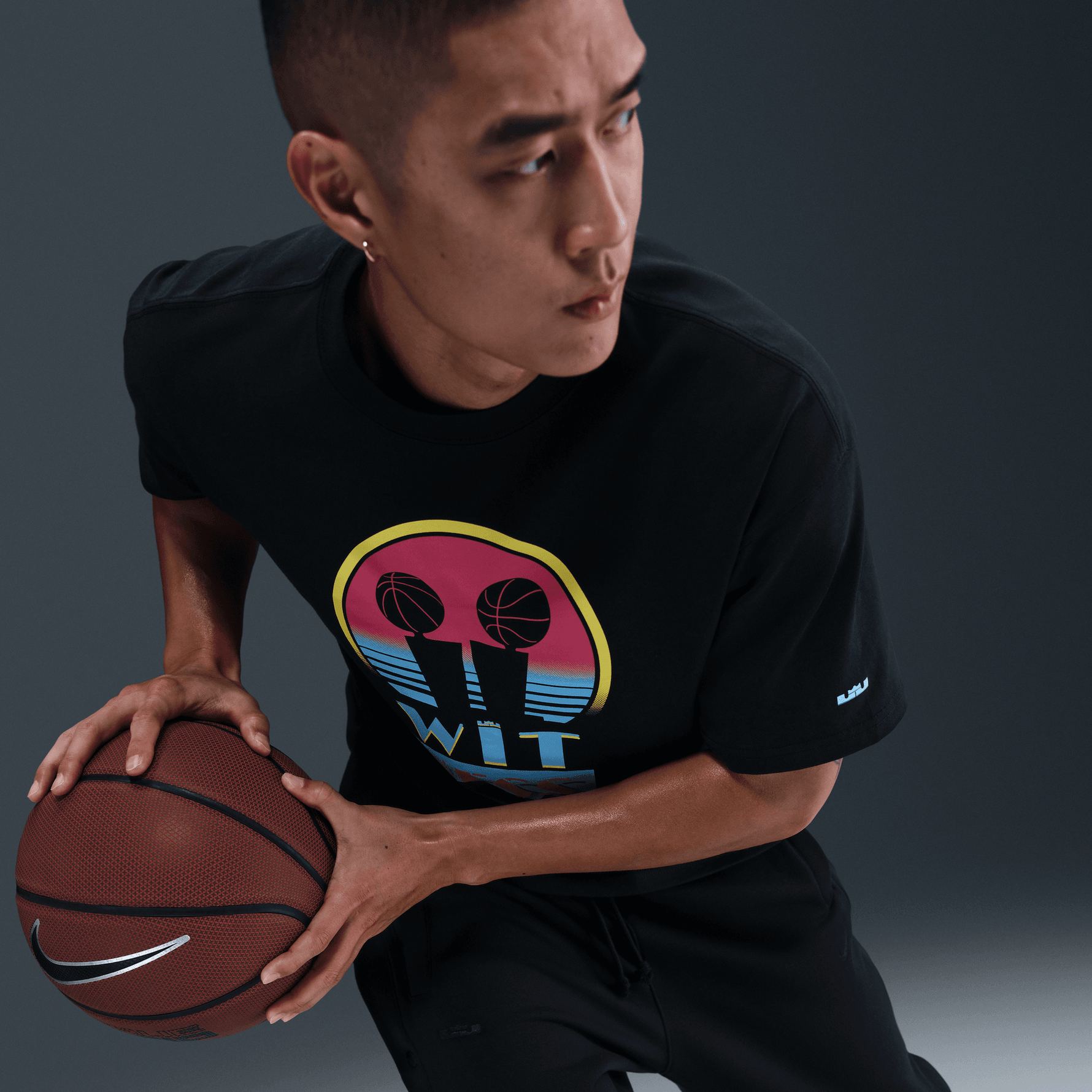 LEBRON "MIAMI TWICE" MEN'S MAX90 BASKETBALL T-SHIRT
