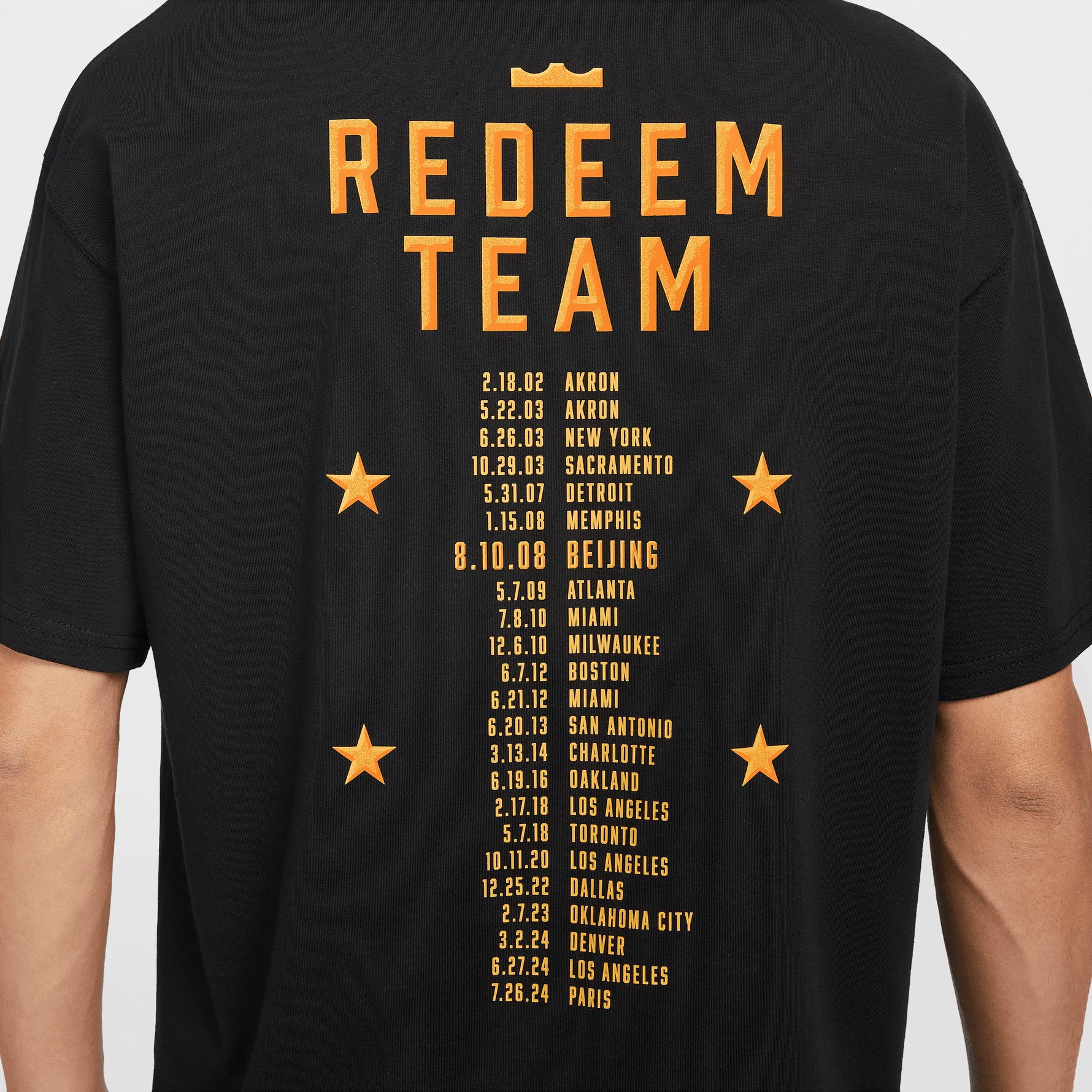 LEBRON "OUT FOR REDEMPTION" NIKE MEN'S BASKETBALL T-SHIRT