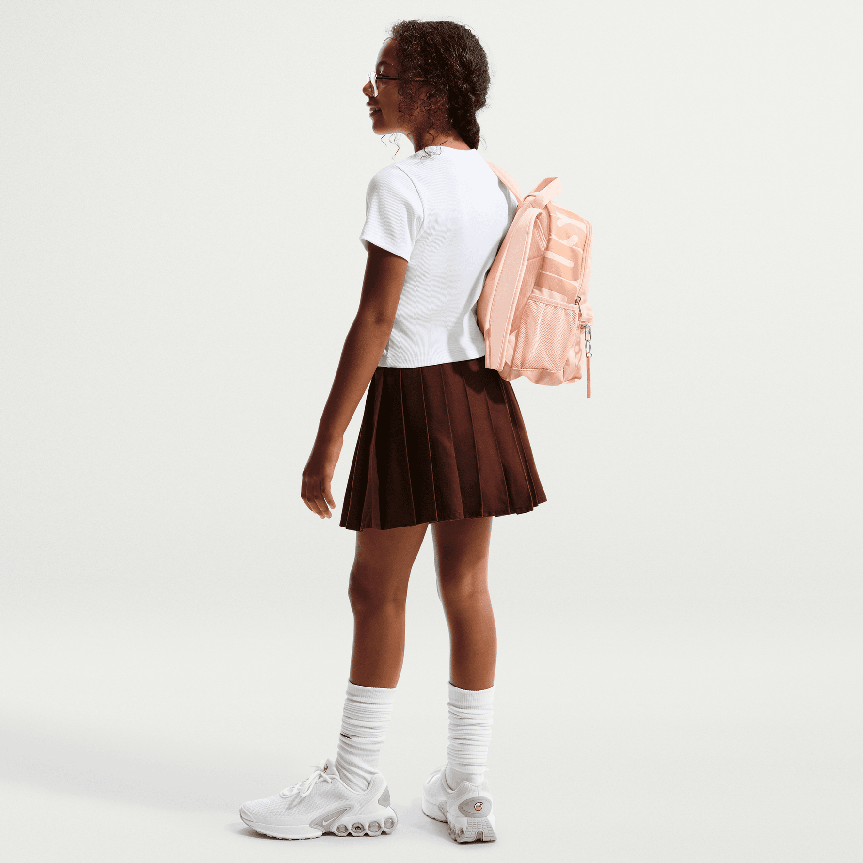 NIKE SPORTSWEAR BIG KIDS' (GIRLS') SLIM CROPPED RIBBED T-SHIRT