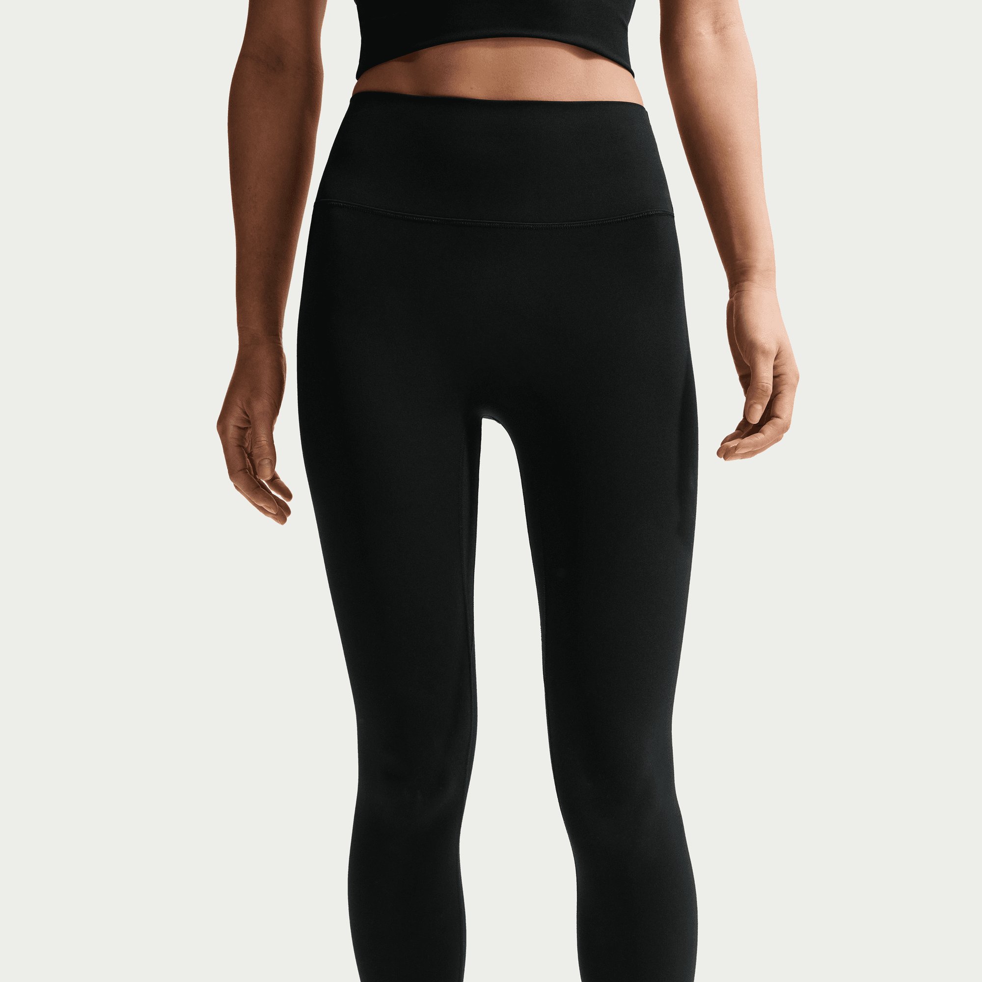 NIKE ZENVY WOMEN'S HIGH-WAISTED 7/8 LEGGINGS WITH NO FRONT SEAM