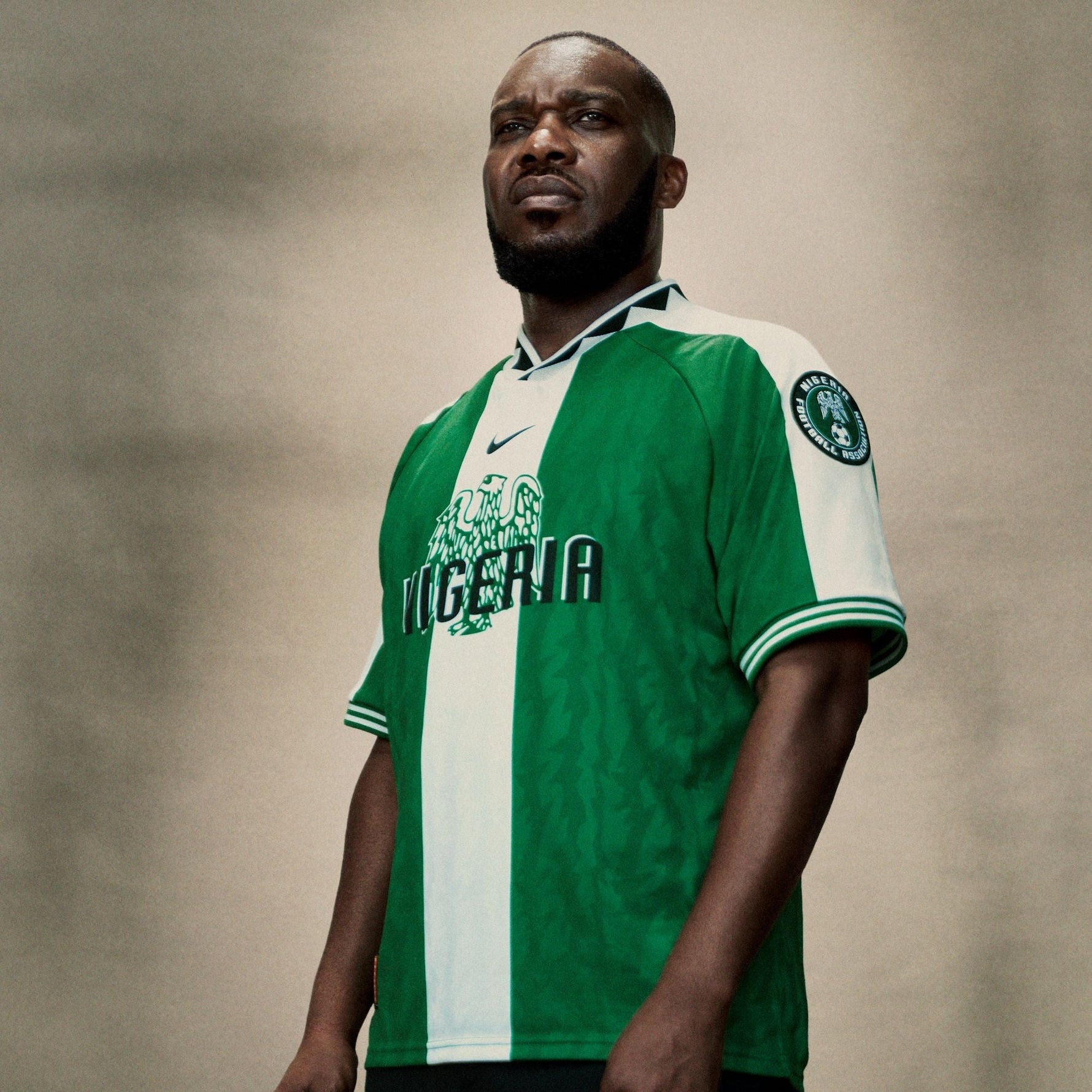 NIGERIA 1996 REISSUE MEN'S NIKE DRI-FIT SOCCER REPLICA JERSEY