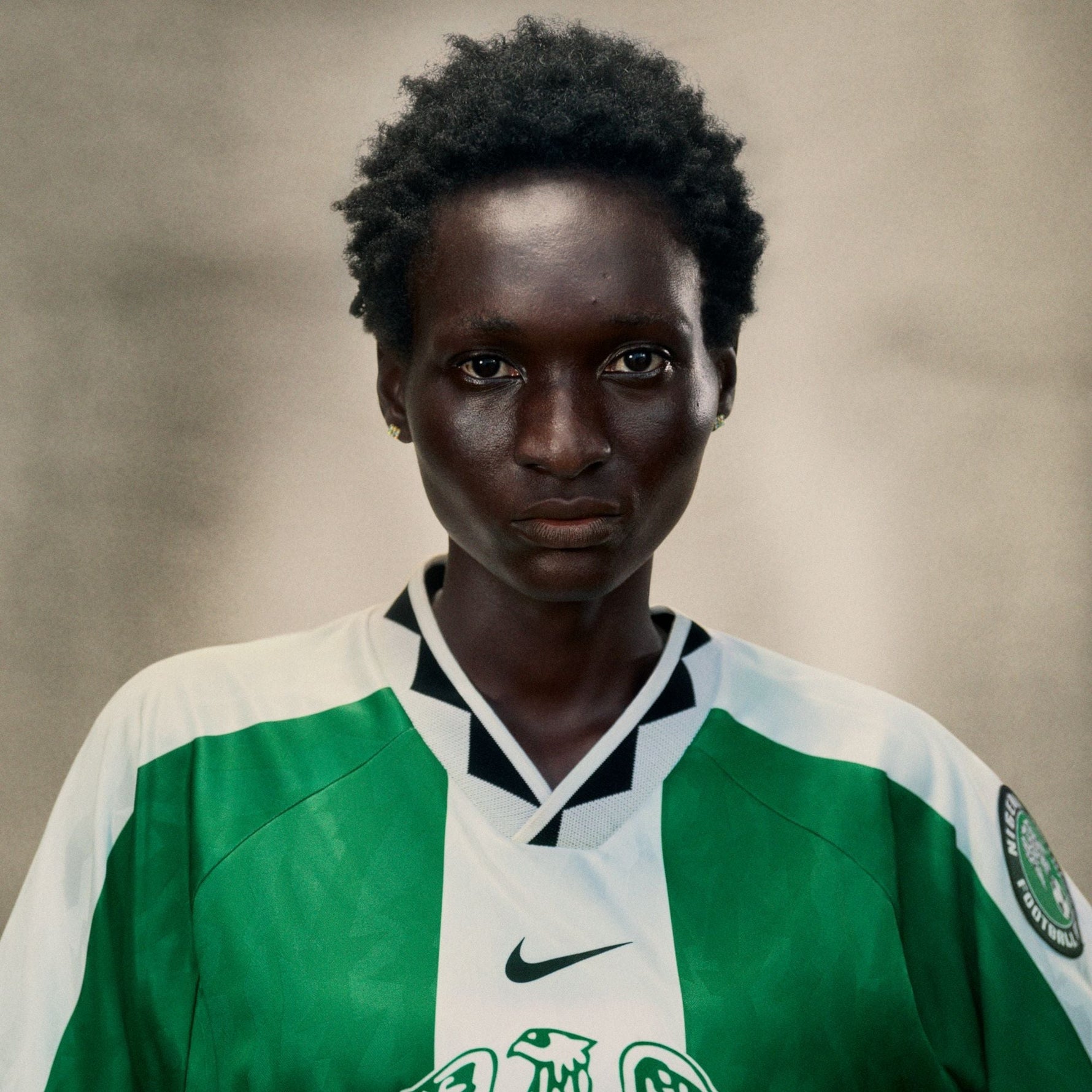 NIGERIA 1996 REISSUE MEN'S NIKE DRI-FIT SOCCER REPLICA JERSEY