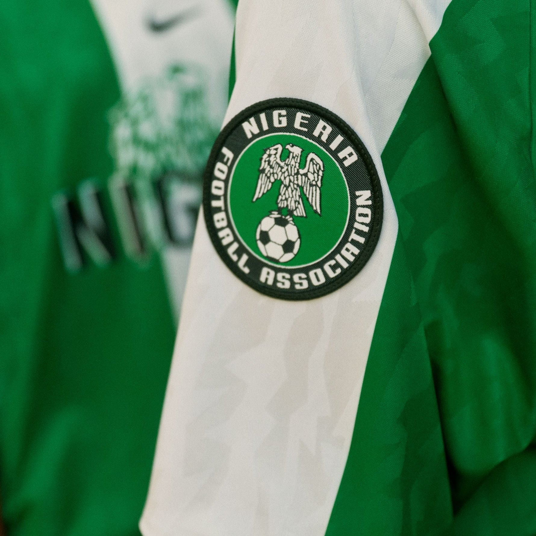 NIGERIA 1996 REISSUE MEN'S NIKE DRI-FIT SOCCER REPLICA JERSEY