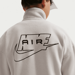 NIKE AIR BIG KIDS' FLEECE TRACK JACKET