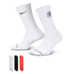 NIKE TOTAL 90 EVERYDAY CUSHIONED CREW SOCKS (3 PAIRS)